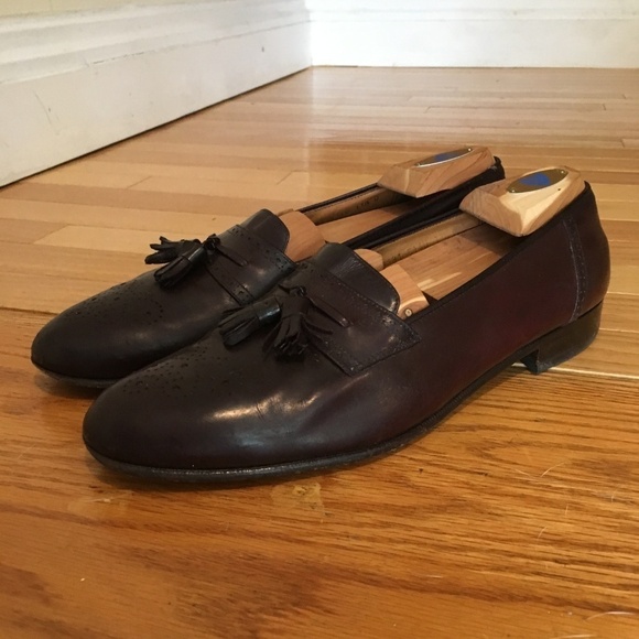 SALVATORE FERRAGAMO Brown Leather Tassel Loafers main image 6